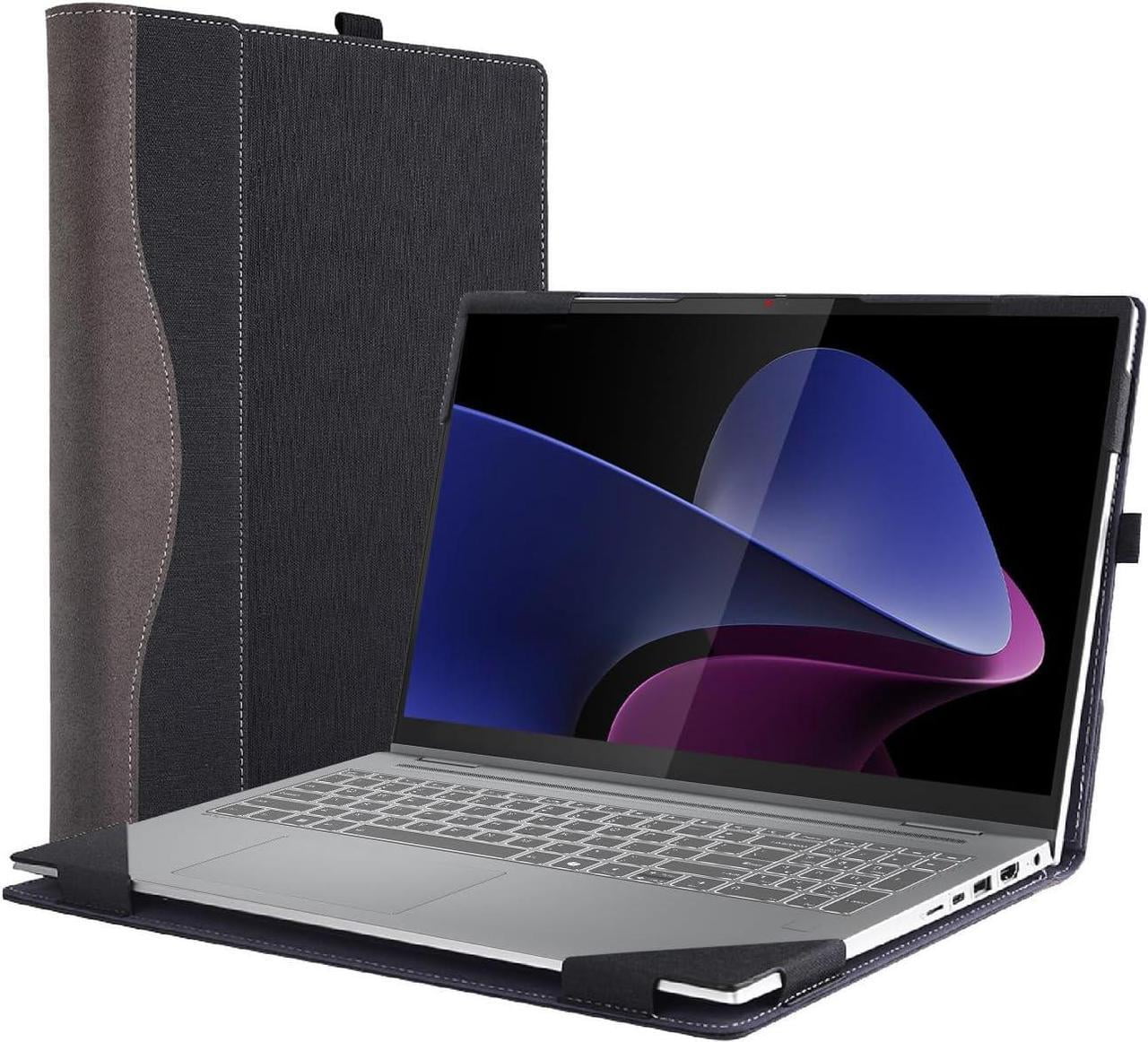 Laptop Case Cover for Lenovo 16" IdeaPad 5i 2-in-1 Gen 9 for IdeaPad 5 2-in-1 16IRU9 16AHP9 [Not fit Other Models] Detachable Notebook Sleeve Computer Bag PU with Heat Dissipation Hole