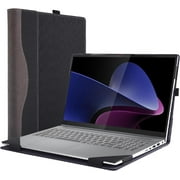 Laptop Case Cover for Lenovo 16" IdeaPad 5i 2-in-1 Gen 9 for IdeaPad 5 2-in-1 16IRU9 16AHP9 [Not fit Other Models] Detachable Notebook Sleeve Computer Bag PU with Heat Dissipation Hole