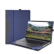 Laptop Case Cover for Lenovo IdeaPad Slim 5 Series 14ABR8 14IAH8 14IRU9 14Q8X9 14AHP9 14IMH9 / IdeaPad Pro 5 14AHP9 14IMH9 Sleeve, Separable PU Leather Notebook PC Shell Accessories Bag