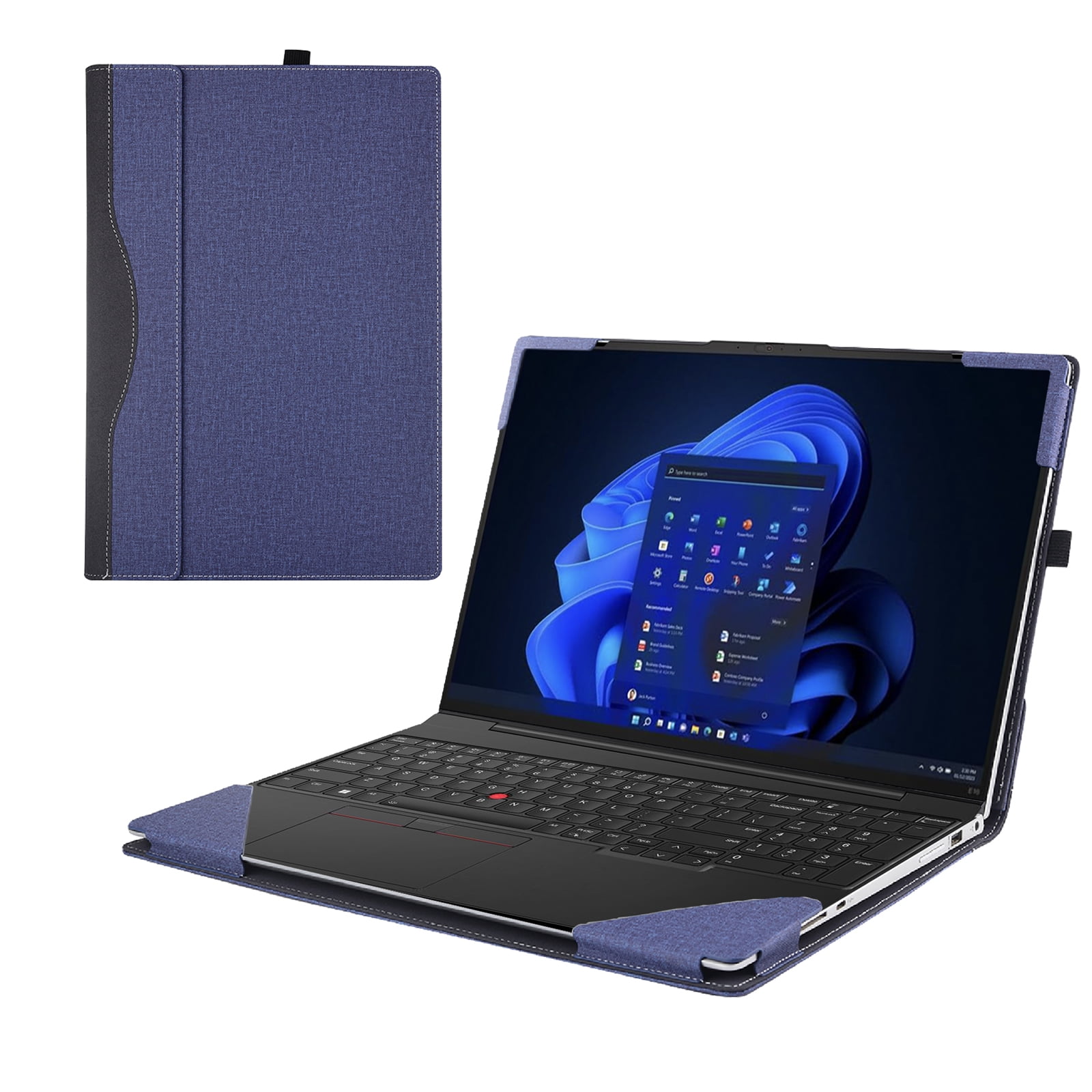 Laptop Case Cover for Lenovo ThinkPad E16 Gen 1 2023&ThinkPad E16 Gen2 16 inch [Do Check Model] Notebook Sleeve Computer Bag Protective PU Leather Shell