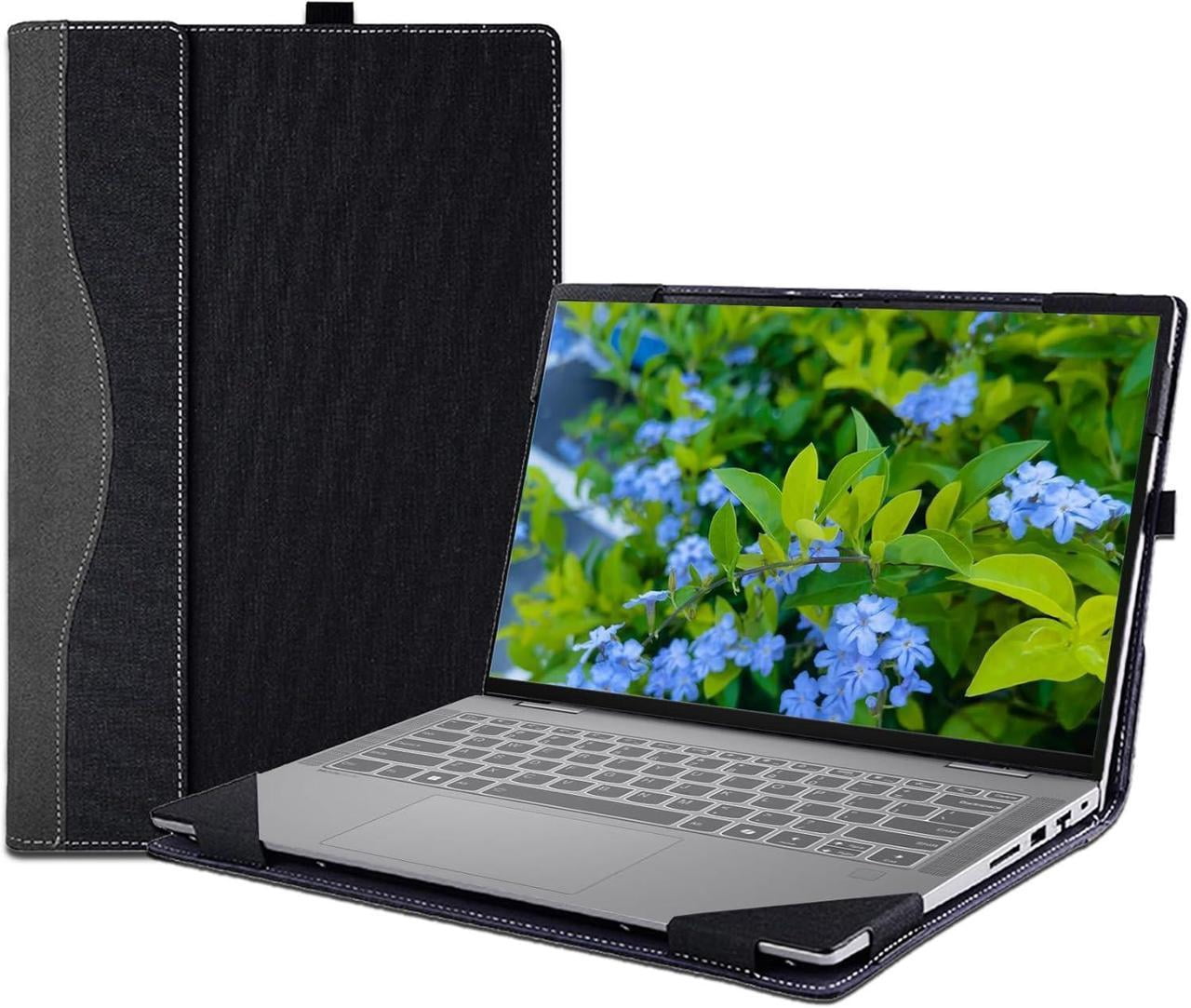 Laptop Case Cover for 14 inch Lenovo IdeaPad 5 2-in-1 14Q8X9 14AHP9 14IRH9 14IRU9 Sleeve,PU Leather Protective Bag Notebook PC Accessories