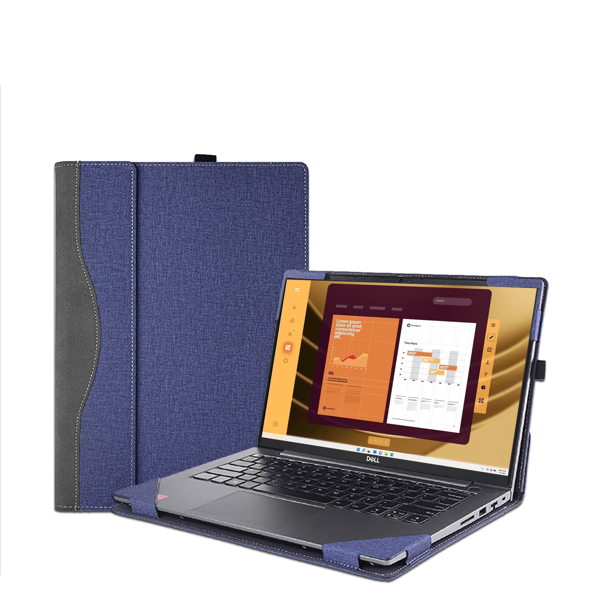Laptop Case Cover for 15.6 inch Dell Latitude 5550 / 5540/ 5531/ 5530/ 5520 ,Detachable PU leather Notebook PC Protective Bag Sleeve