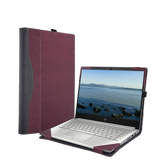Laptop Case Cover for 15.6 inch HP Victus Gaming Laptop 15-FA 15t-FA 15-fb 15z-fb,PU Leather Notebook PC Sleeve Protective Bag with Pen Holder