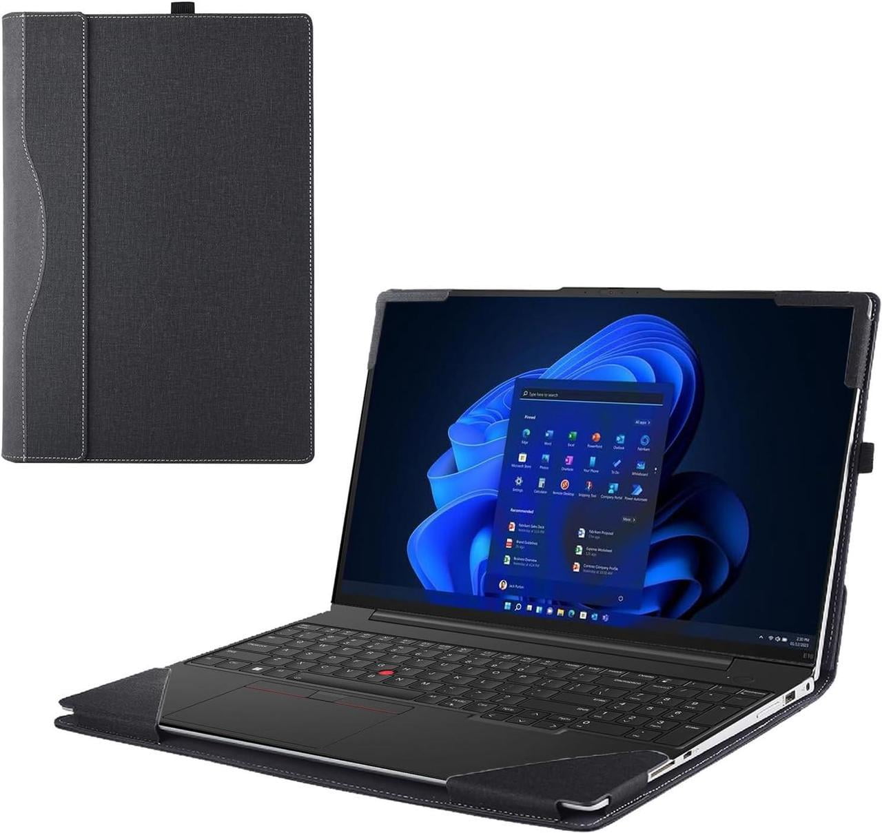 Laptop Case Cover for 16 inch Lenovo ThinkPad P15V Gen 3 & ThinkPad P15V Gen 2 / Gen 1, PU Leather Shell Notebook Sleeve