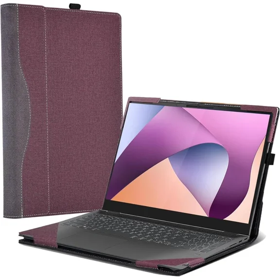Laptop Case Cover for Lenovo IdeaPad 5 2-in-1 14IAL10 /14AKP10 (not for Gen9) 14 inch Notebook PC Sleeve,PU Leather Protective Shell Bag Accessories