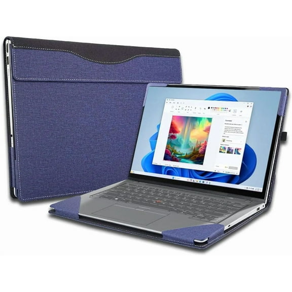 Laptop Case Cover for Lenovo IdeaPad Slim 5 13ARP10 13.3 inch Gen 10 Notebook PC Sleeve, Detachable PU Leather Protective Shell Bag Accessories