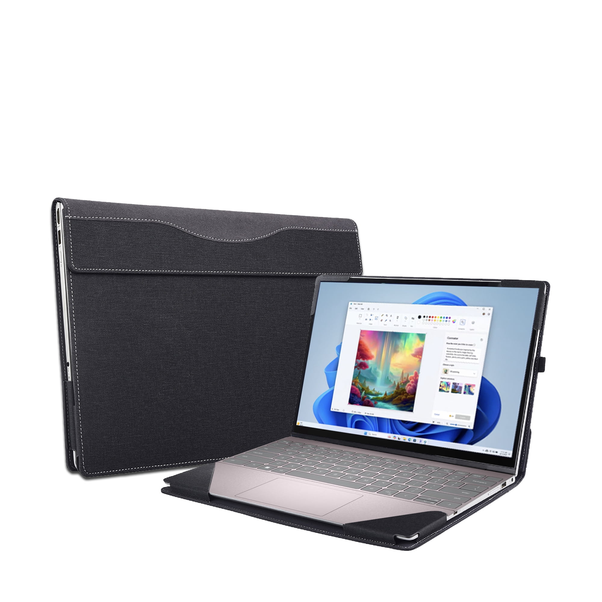 Laptop Case Cover for Lenovo IdeaPad Slim 5 13ARP10 (13.3 inch Gen10) Notebook PC Sleeve,Detachable PU leather Protective shell Bag Accessories