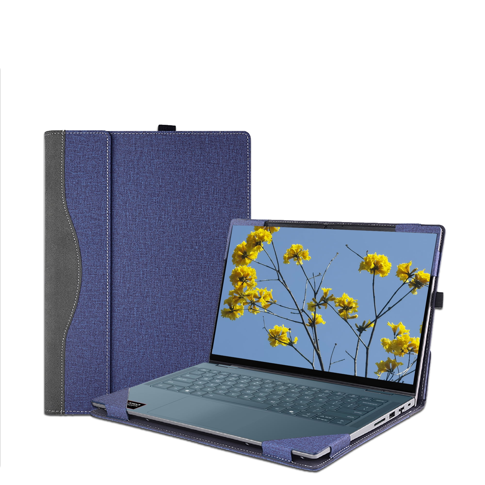 Laptop Case Cover for Lenovo Yoga 7 2-in-1 14ILL10/14AKP10 Notebook PC Sleeve[not for other models],PU leather Protective Shell Bag Accessories