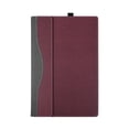 thumbnail image 1 of Laptop Case for Lenovo Thinkbook 14+ 2022 Cover 14'' Notebook Shell 14s PU Leather G2 14-IIL IML IWL ARE Protective Bag Skin (Wine Red,ThinkBook 14s 2021), 1 of 7