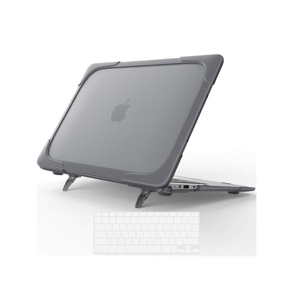 Laptop Case for MacBook Air 13 inch Case A1466 A1369 (2010-2017 Release), Hard Plastic Bumper Protective Cover Shell with Kickstand, Keyboad Cover Skin