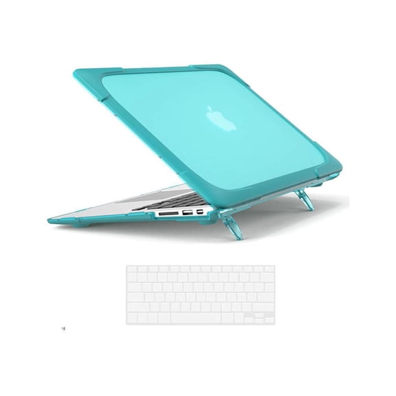 Laptop Case for MacBook Air 13 inch Case A1466 A1369 (2010-2017 Release), Hard Plastic Bumper Protective Cover Shell with Kickstand, Keyboad Cover Skin