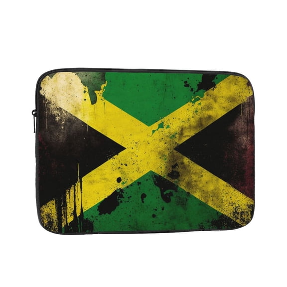 Laptop Case Protect Sleeve Bag Shockproof Protective Notebook Computer Cover 10 inch, Jamaican Flag Vintage
