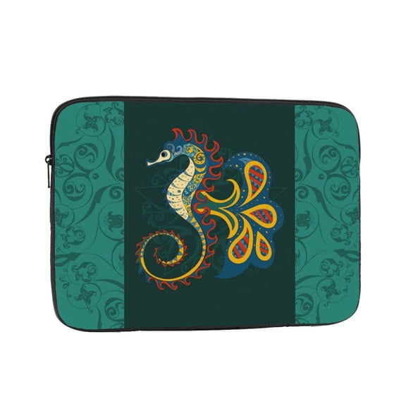Laptop Case Protect Sleeve Bag Shockproof Protective Notebook Computer Cover 10 inch, Seahorse Arts Sea Horse Hippocampus