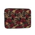 thumbnail image 1 of Laptop Case Protect Sleeve Bag Shockproof Protective Notebook Computer Cover 10 inch, Skulls Microphones Roses Rock, 1 of 7