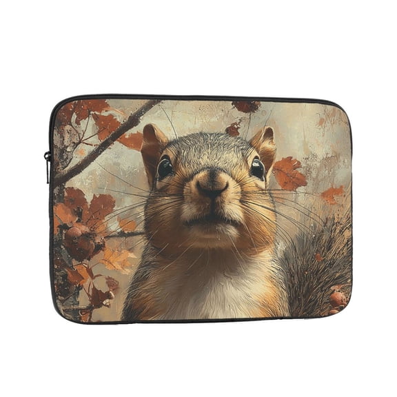 Laptop Case Protect Sleeve Bag Shockproof Protective Notebook Computer Cover 10 inch, Squirrel Retro