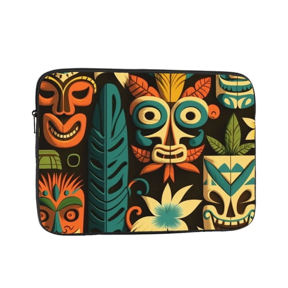 Laptop Case Protect Sleeve Bag Shockproof Protective Notebook Computer Cover 10 inch, Tiki Hawaiian Retro
