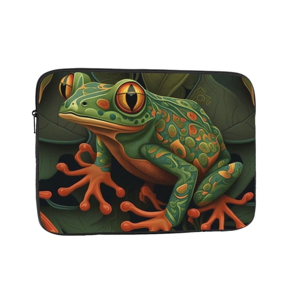 Laptop Case Protect Sleeve Bag Shockproof Protective Notebook Computer Cover 15 inch, Frog Green