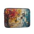 thumbnail image 1 of Laptop Case Protect Sleeve Bag Shockproof Protective Notebook Computer Cover 15 inch, Musical Notes Music, 1 of 7
