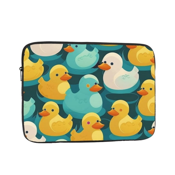 Laptop Case Protect Sleeve Bag Shockproof Protective Notebook Computer Cover 15 inch, Rubber Duck Colorful Cartoon