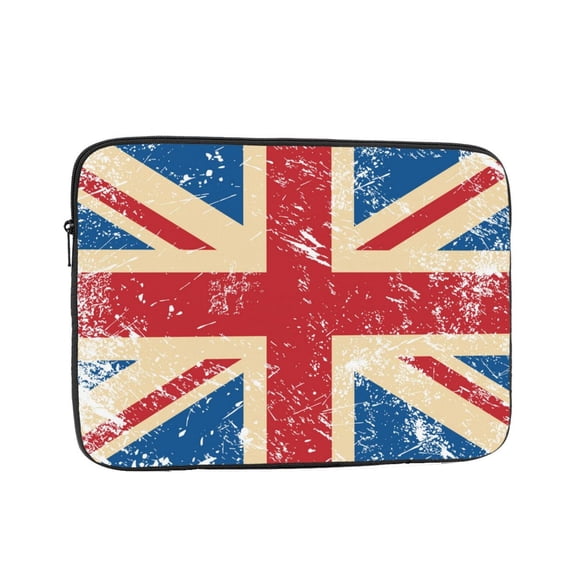 Laptop Case Protect Sleeve Bag Shockproof Protective Notebook Computer Cover 15 inch, Union Jack Uk Flag Retro