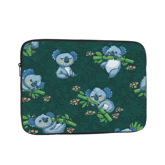 Laptop Case Protect Sleeve Bag Shockproof Protective Notebook Computer Cover 17 inch, Cute Koalas Tropical