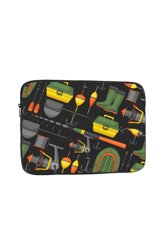 Laptop Case Protect Sleeve Bag Shockproof Protective Notebook Computer Cover 17 inch, Fisherman Fishing Supplies Bait