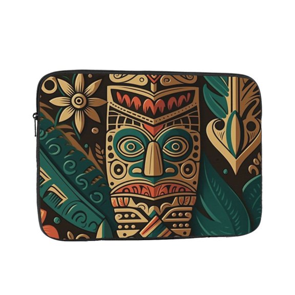Laptop Case Protect Sleeve Bag Shockproof Protective Notebook Computer Cover 17 inch, Retro Hawaiian Tiki Tribal
