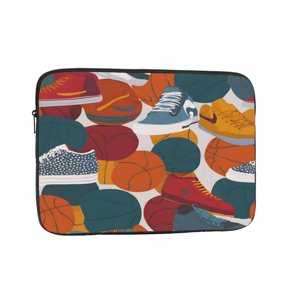 Laptop Case Shockproof Sleeve Water Resistant Computer Bag Fits Tablet Notebook Ultrabook For Travel Office 10 Inch Basketball Theme Cool Style