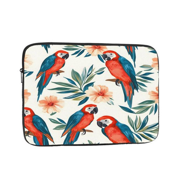 Laptop Case Shockproof Sleeve Water Resistant Computer Bag Fits Tablet Notebook Ultrabook For Travel Office 10 Inch Beauty Parrot