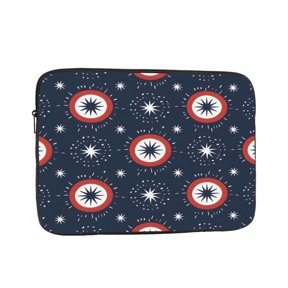 Laptop Case Shockproof Sleeve Water Resistant Computer Bag Fits Tablet Notebook Ultrabook For Travel Office 10 Inch Independence Day Theme Star (4)