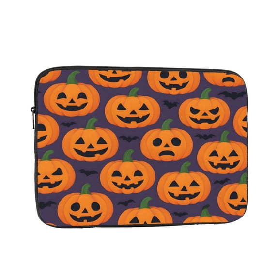 Laptop Case Shockproof Sleeve Water Resistant Computer Bag Fits Tablet Notebook Ultrabook For Travel Office 10 Inch Jack-O'-Lantern Halloween Pattern