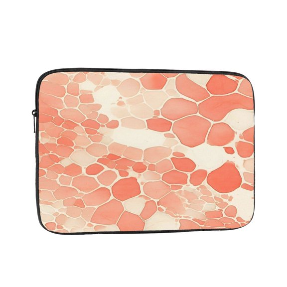 Laptop Case Shockproof Sleeve Water Resistant Computer Bag Fits Tablet Notebook Ultrabook For Travel Office 10 Inch Snake Skin Print Style Coral_3