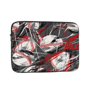 Laptop Case Shockproof Sleeve Water Resistant Computer Bag Fits Tablet Notebook Ultrabook For Travel Office 10 Inch Baseball Theme Urban Street Sport Style