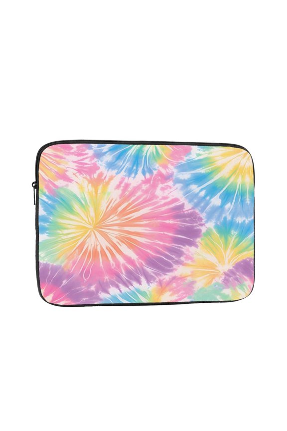 Laptop Case Shockproof Sleeve Water Resistant Computer Bag Fits Tablet Notebook Ultrabook For Travel Office 10 Inch Tie-Dye Pattern Rainbow Colors Tie-Dye Background_2