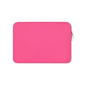 Laptop Case Sleeve 14 Inch, Shockproof Protective Traveling Computer Cover, Water Resistant Portable Laptop Carrying Bag Compatible for Lenovo, HP, Dell, Asus, MacBook Air/Pro, Hot Pink