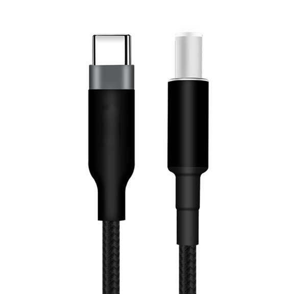 Laptop Charging Cable USB C to DC7.4x5.0mm Connection Extension Cord Enhances Charging Speed Braided Line