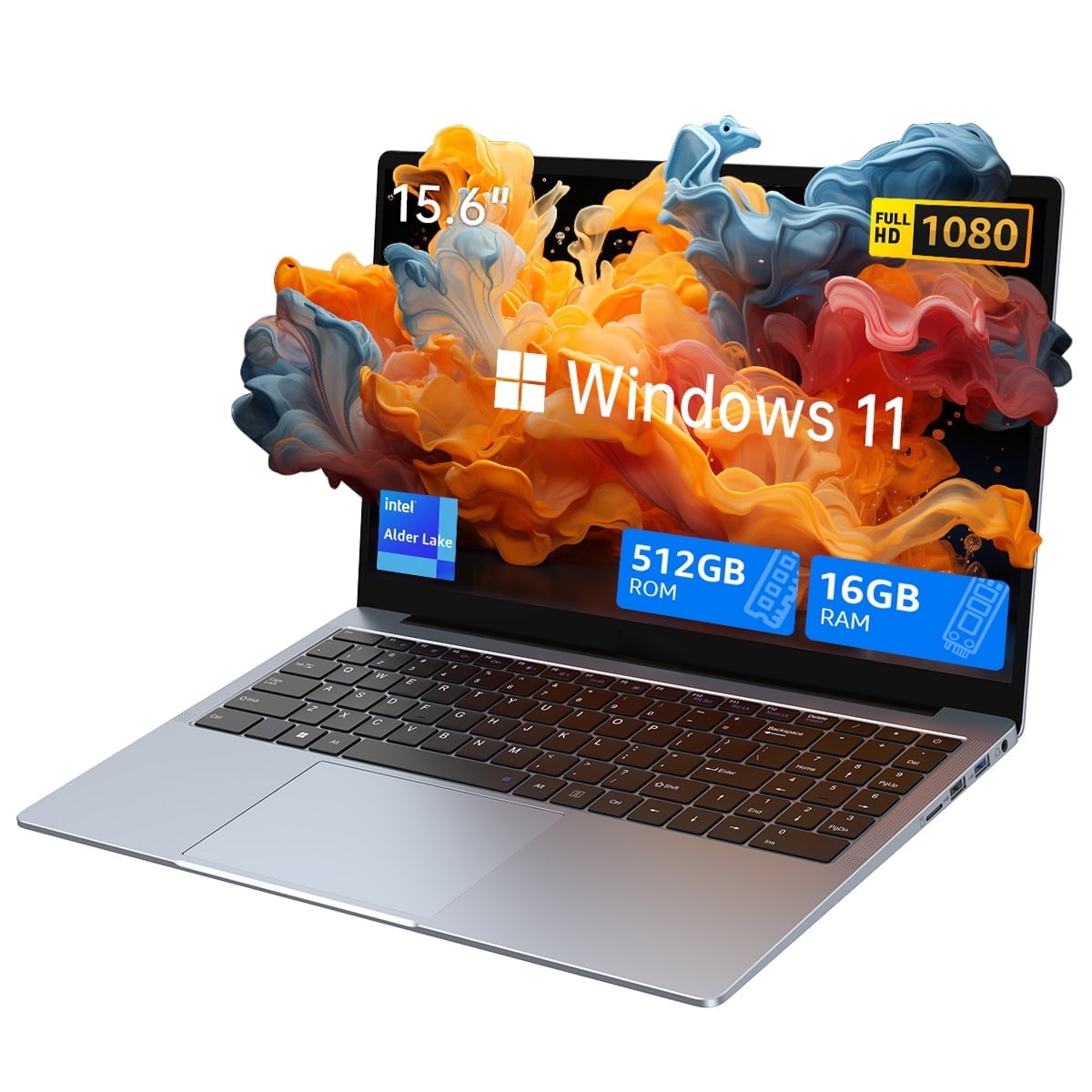 Laptop Computer 15.6-inch IPS with Intel N150 16GB DDR4
