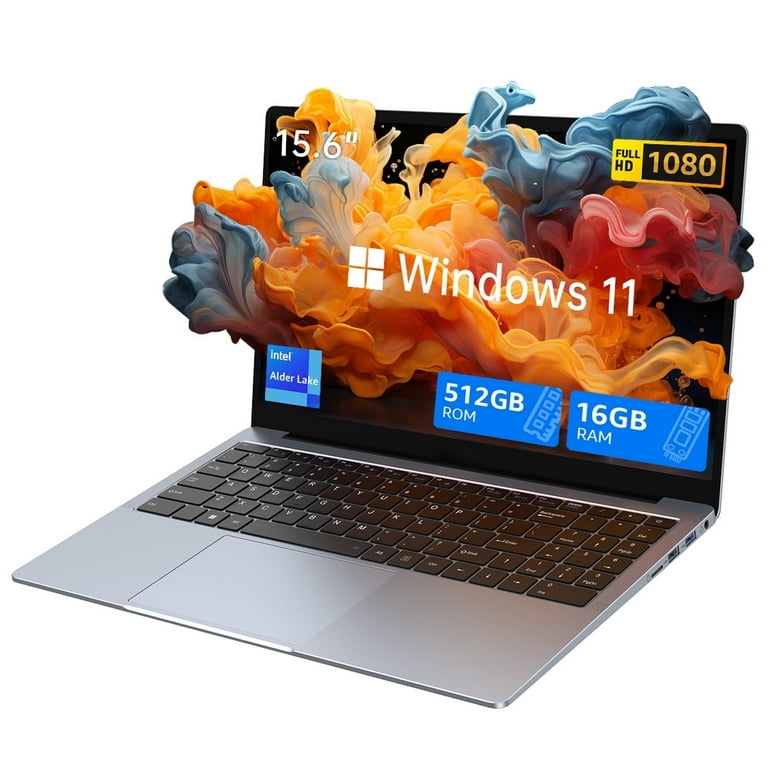 Laptop Computer 15.6-inch IPS with Intel N150 16GB DDR4