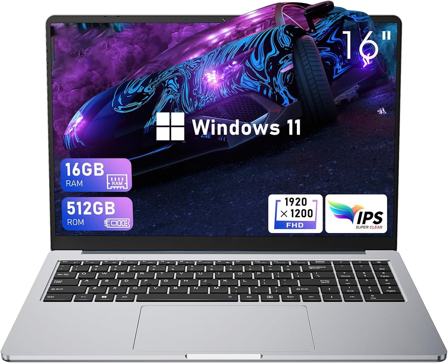 Intel AlderLakeN97 Windows11 Pro 17.3インチ Laptop 17.3 FHD Intel Alder Lake N97 up to 3.6GHz 16GB DDR4