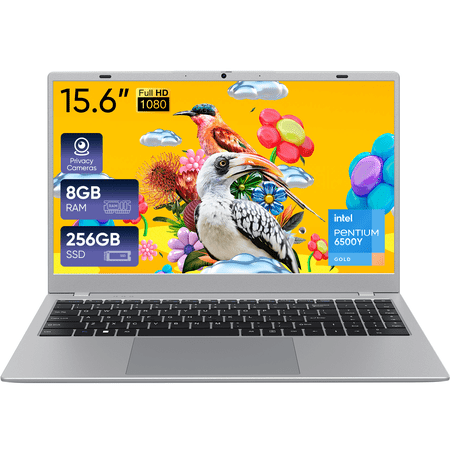 Coolby Laptop,15.6'' Laptop Computer,8GB RAM 256GB SSD, Intel Processor Up to 3.4 GHz,WiFi 5,BT 5.0, Webcam, Office 2024,Poratable Student and Business ,Home Laptops