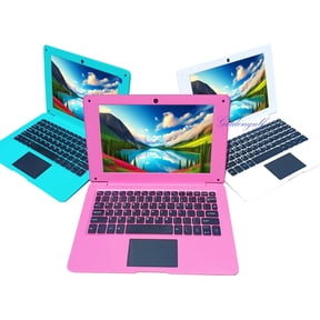 Laptop Computer Mini 10 Inch Quad Core Powered by Android 12 Netbook 64GB Small Computer with WiFi Webcam Bluetooth,Charger Mouse Included,Suitable for Children and Students, 4 Color Options