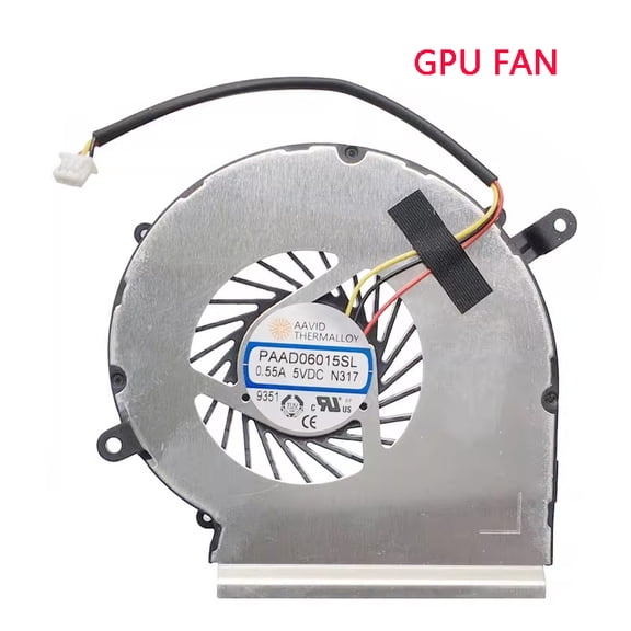 Laptop Cooler CPU GPU Cooling Fan For MSI 62 GP62 GL62 PE70 MS-16J5 MS16J3 16J2 PE60 72