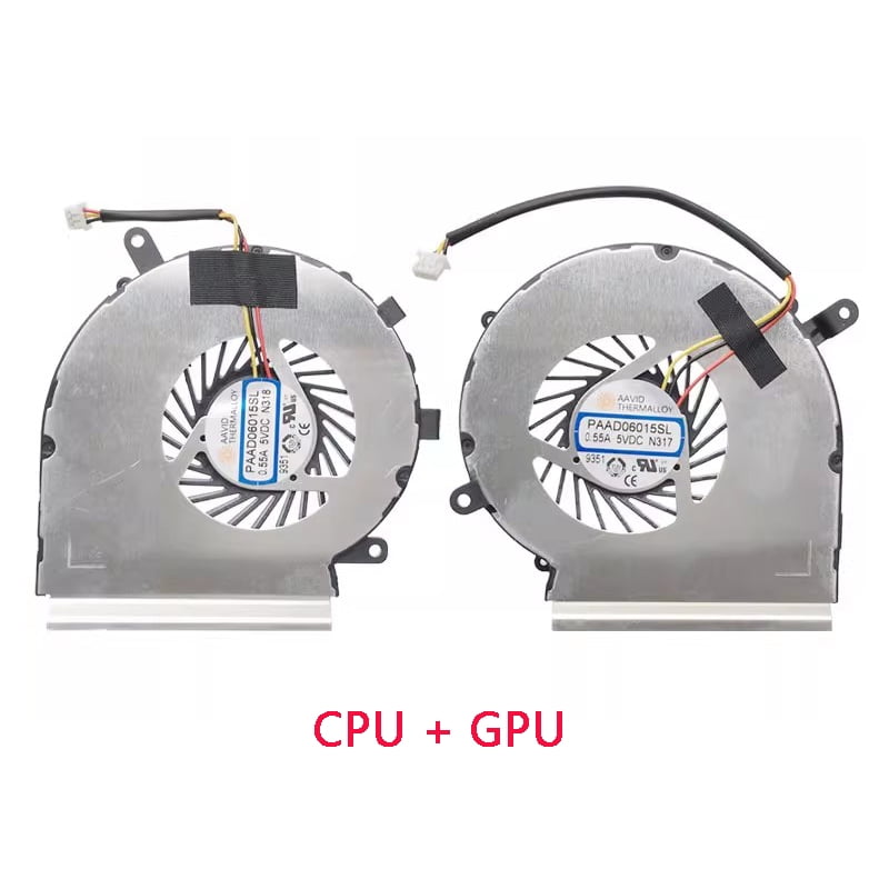 Laptop Cooler CPU GPU Cooling Fan For MSI 62 GP62 GL62 PE70 MS-16J5 MS16J3 16J2 PE60 72