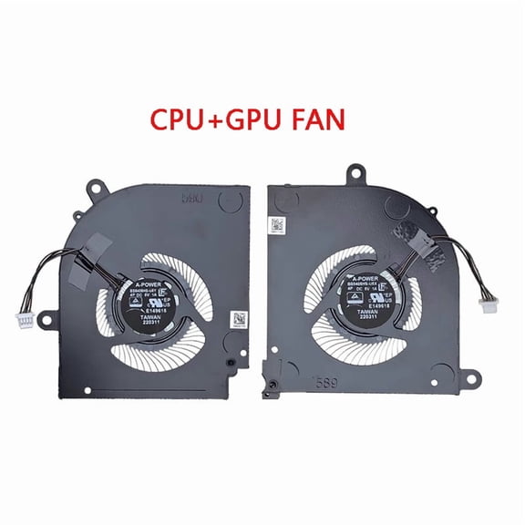 Laptop Cooler CPU GPU Cooling Fan For MSI Stealth MS-15B1 15M B12UE 12th BS5405HS-U5Y/U5X