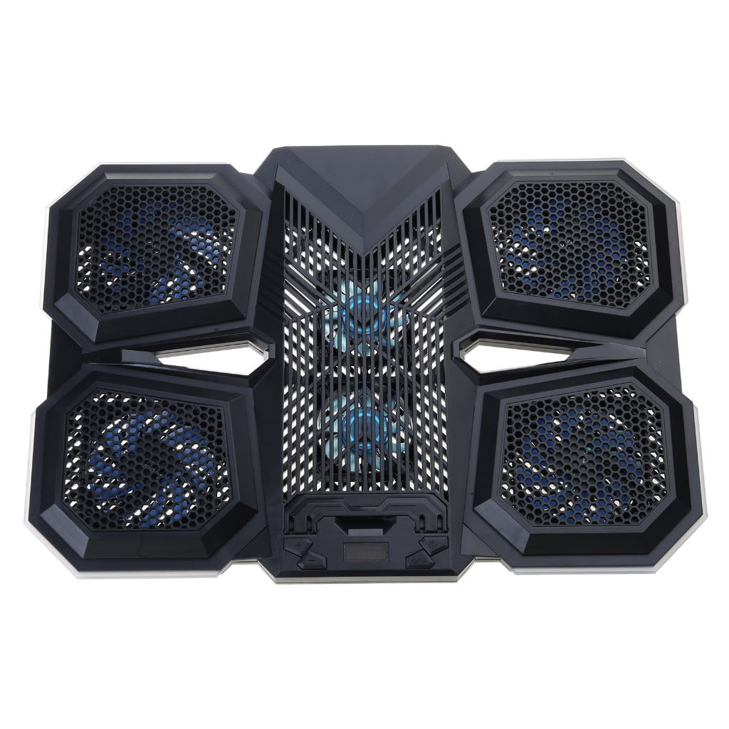 Laptop Cooling Pad Cooling Stand with 6 Cooling Fans Height Adjustable Quiet Cooling Pad for 12.1-17.3inch Notebook