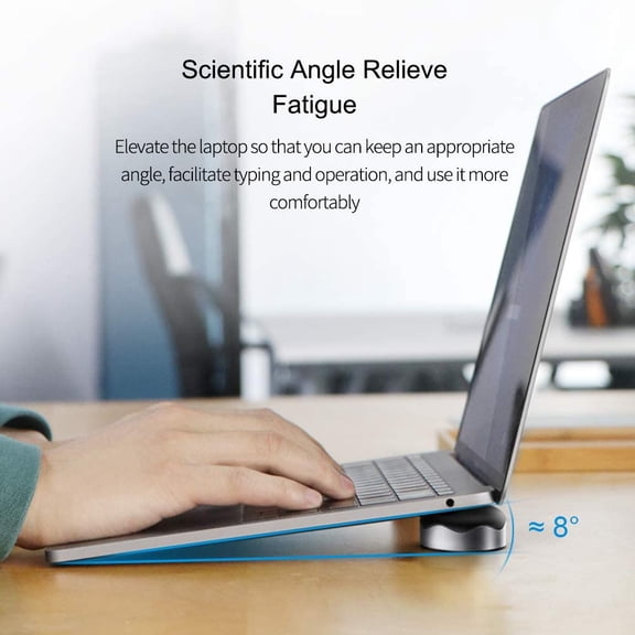 Laptop Cooling Pad, Ergonomic Laptop Stand Small Invisible Cooler Ball Portable Magnetic Foot Heat for MacBook Pro Computer