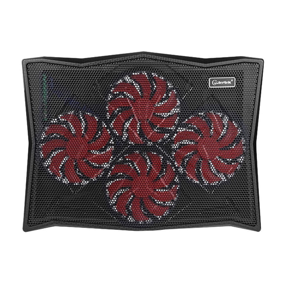 Laptop Cooling Pad Laptop Coolers for Notebook Gaming Fan Stable Stand Adjustable with 2 USB Port and Phone Holder