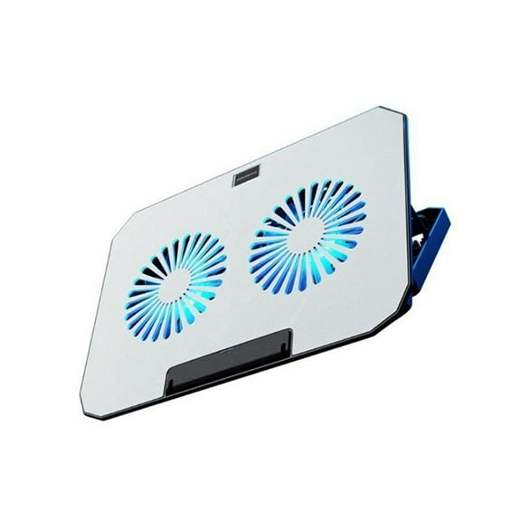 Laptop Cooling Pad with 2 Quiet Fans Notebook Holder for Efficient Heat Dissipation Suitable for 12 to 17Inch Laptop