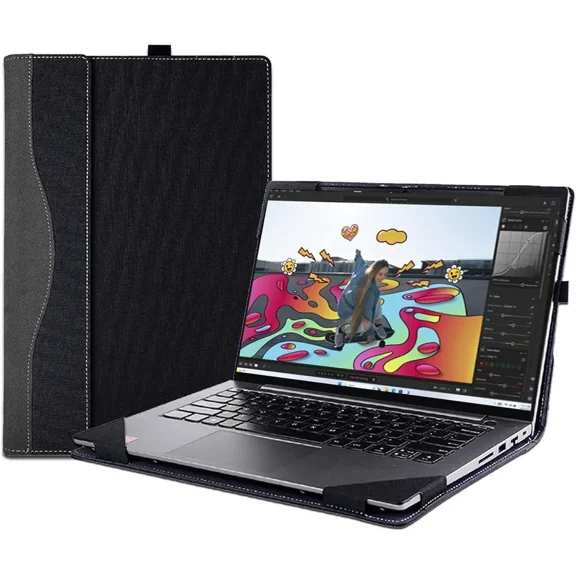 Laptop Cover Case for 15.3 inch Lenovo IdeaPad Slim 3 15IRH10 15AHP10 15IRH10R & for IdeaPad Slim 5 15IRH9R 15ARP10 (15'', Gen 10),Separable PU Leather Protective Sleeve Bag Accessories