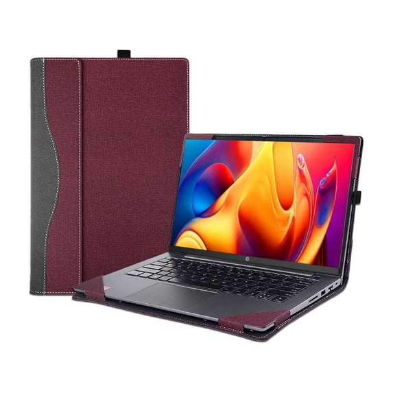 Laptop Cover Case for 15.6 inch HP Probook 450 G8 G9 G10 & HP Probook 455 G8 G9 G10 & HP ProBook 650 G8 Sleeve, Separable PU Leather Protective Sleeve Accessories with Pencil Holder